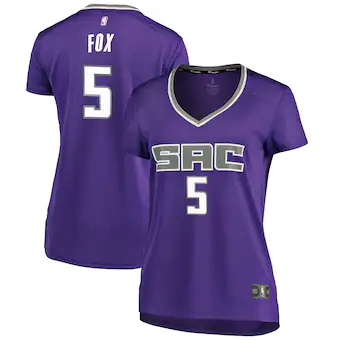 womens fanatics branded deaaron fox purple sacramento k-219